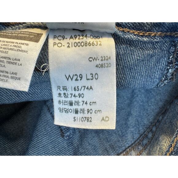 Levis Mens Relaxed Straight Utility Jeans 29 x 30 Premium Denim Carpenter - Picture 7 of 9